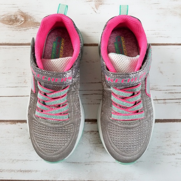 skechers memory foam glitter